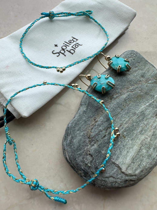 SpoiledBrat Jewelry绿松石耳环 商品图4