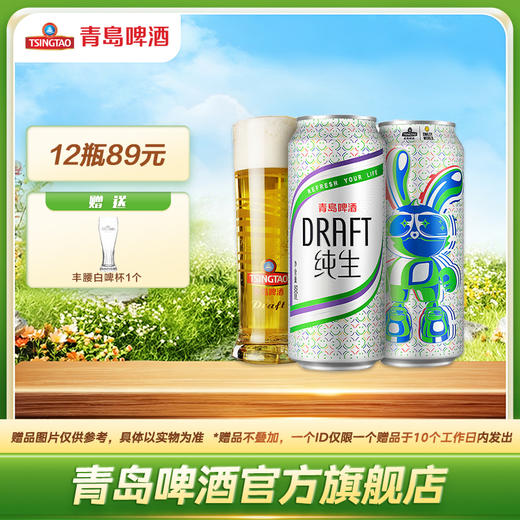青岛啤酒纯生500ml*12听（炫兔版） 商品图0