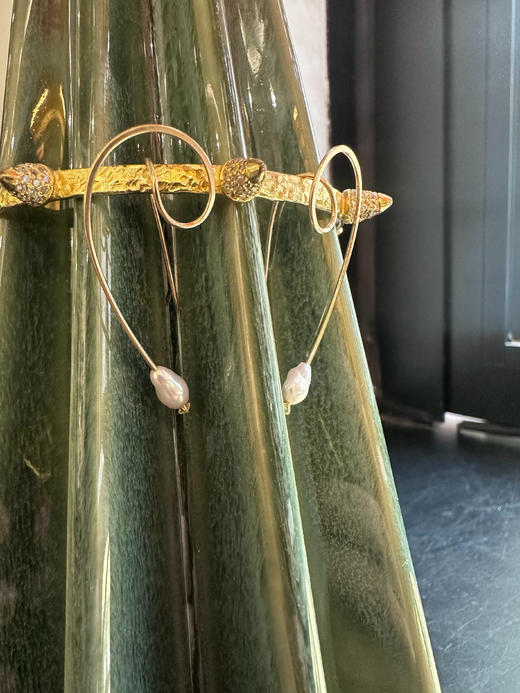 SpoiledBrat Jewelry低音谱号巴洛克耳环 商品图2