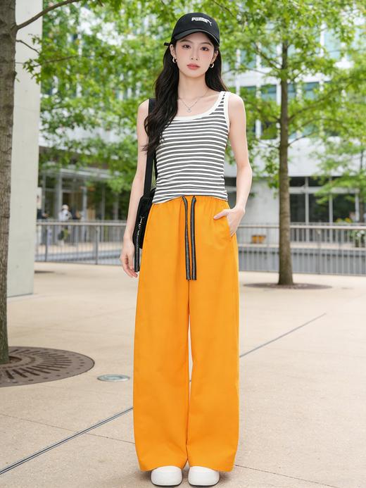 预售 臣禾	【零感裤】松紧腰抽绳阔腿裤工装休闲裤	9261060975 商品图4