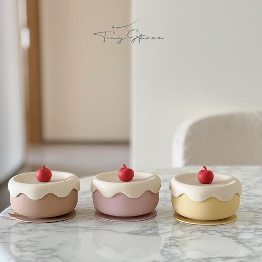 TinyStarse冰淇淋碗围兜餐盘水杯叉勺 商品图3