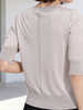 预售 臣禾	【自在针织T】含蚕丝圆领中袖正肩针织衫上衣	9261050675 商品缩略图12
