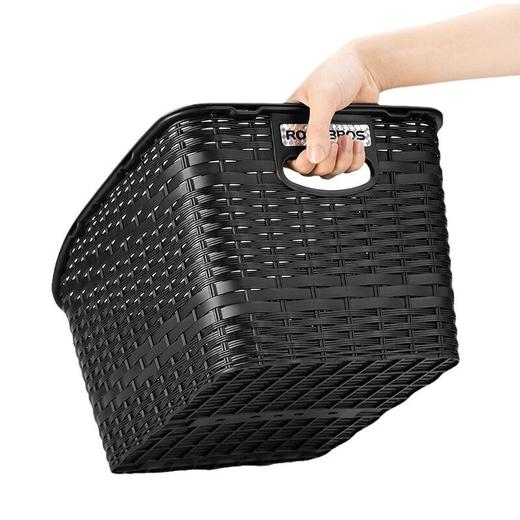 洛克兄弟山地自行车车筐后车篮后货架宠物置物框后鞍座车篓菜篮子 商品图4