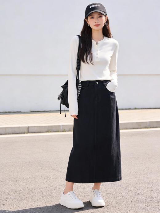 预售 臣禾	【享瘦亨利衫】百搭长袖打底T恤上衣	9261050775 商品图2