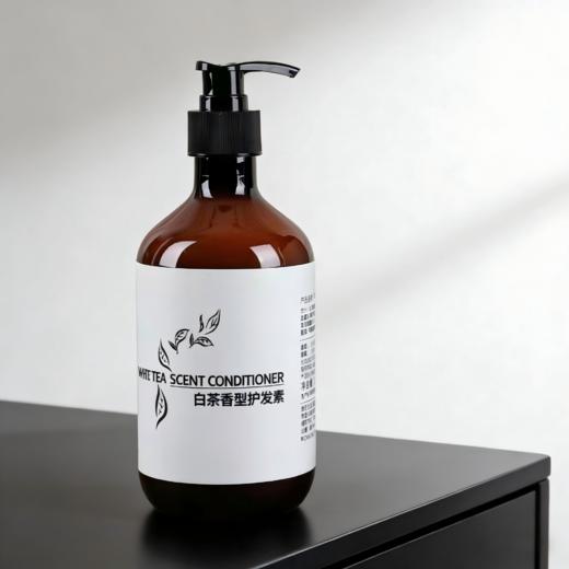星级酒店500ml白茶香氛洗发水沐浴乳护发素宾馆SPA民宿浴场酒店 商品图2