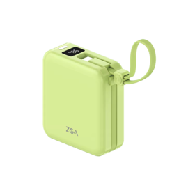 ZGA DY26S 10000mAh 缤纷快充移动电源新版，双c线