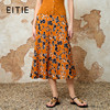 EITIE爱特爱气质通勤高腰显瘦a字印花半身裙夏季新款8206914 商品缩略图0