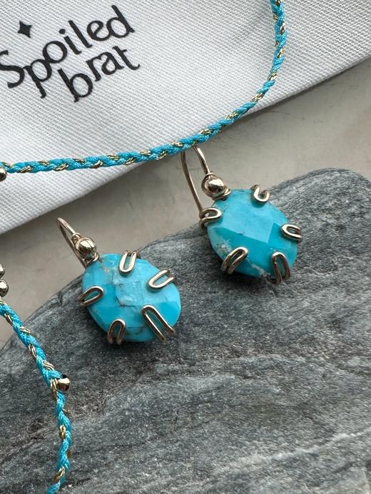 SpoiledBrat Jewelry绿松石耳环 商品图5