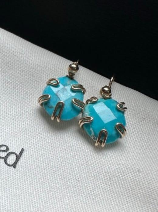 SpoiledBrat Jewelry绿松石耳环 商品图0
