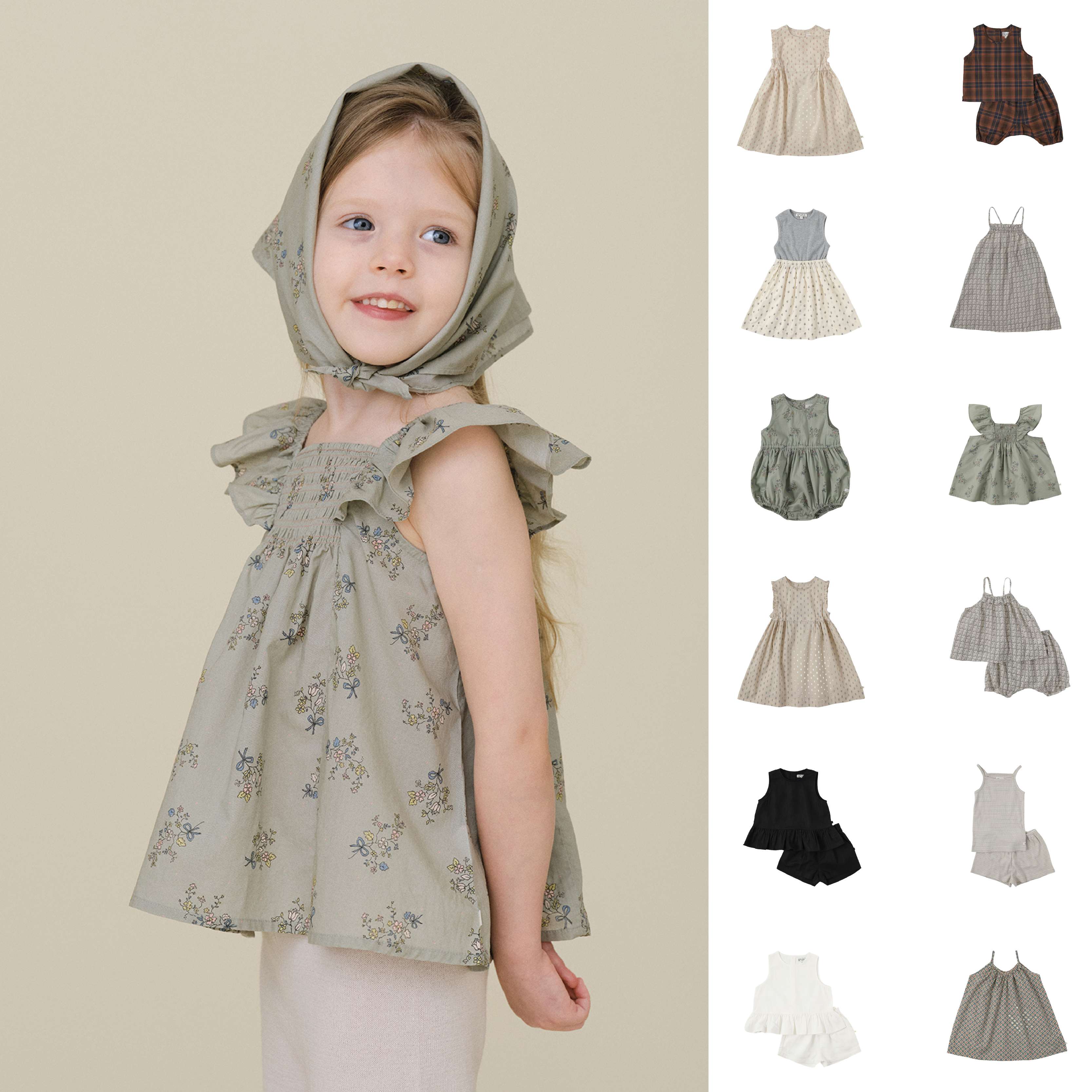 benebene 26SS新品 连衣裙短袖套装