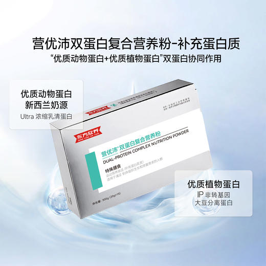 东方欣养双蛋白粉 运动营养食品300g（15g*20袋）*2盒（补充蛋白质类）【D类】 商品图1