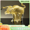 皇家金牛摆件30cm（金）牛来运转水晶摆件（金色）-YHD 商品缩略图0