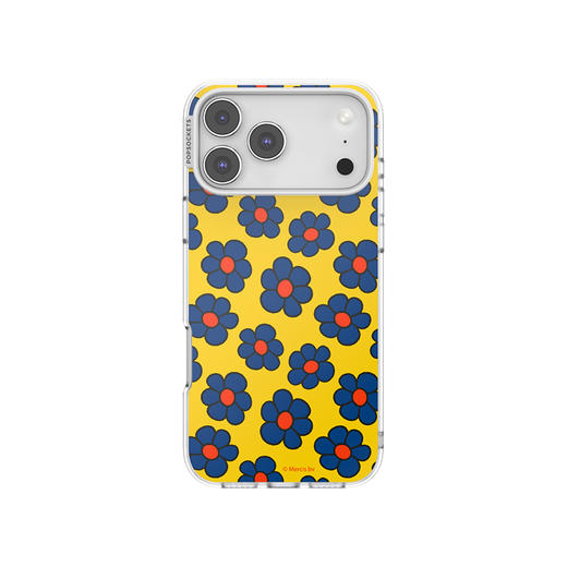 【Miffy 米菲色彩】米菲花花 泡泡骚 x Miffy联名系列 POPCASE手机壳 MagSafe Popcase磁吸款 黄色 植物花卉 iPhone17/16/15/14/13 商品图2