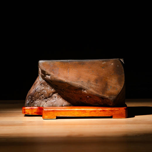 南北朝佛造像古砖镶嵌歙石制砚 商品图7