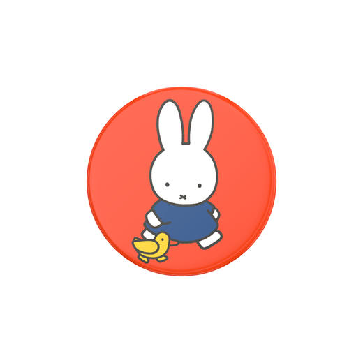 【Miffy 米菲色彩】米菲去散步 泡泡骚 x Miffy联名系列 POPGRIP泡泡骚手机粘贴式气囊支架 Graphic平面系列 红色 商品图2