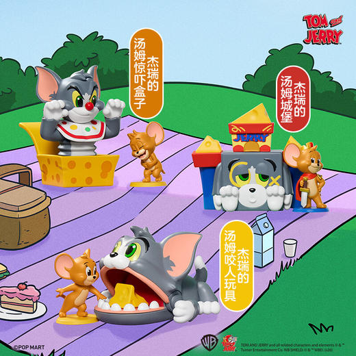 POP MART泡泡玛特 猫和老鼠搞怪乐园系列手办盲盒 商品图4