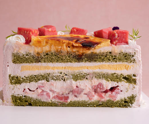 【布蕾芭乐】抹茶戚风胚+新鲜芭乐+香草布蕾+芭乐果酱（提前一天预定） 商品图4