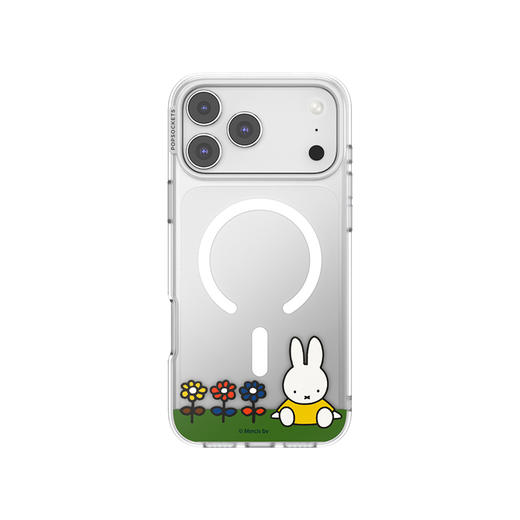 【Miffy 米菲色彩】米菲在公园 泡泡骚 x Miffy联名系列 POPCASE手机壳 MagSafe Popcase磁吸款 植物花卉 iPhone17/16/15/14/13 商品图2