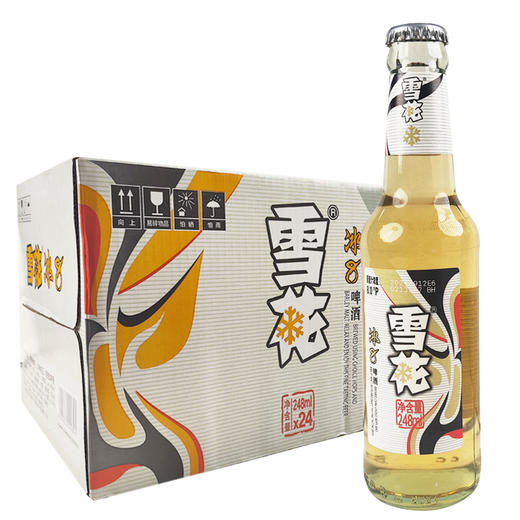 [啤酒]雪花冰8(小脸谱)248mlx24瓶 商品图0