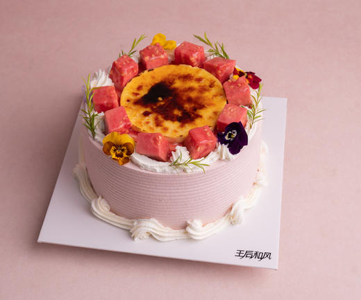 【布蕾芭乐】抹茶戚风胚+新鲜芭乐+香草布蕾+芭乐果酱（提前一天预定） 商品图3