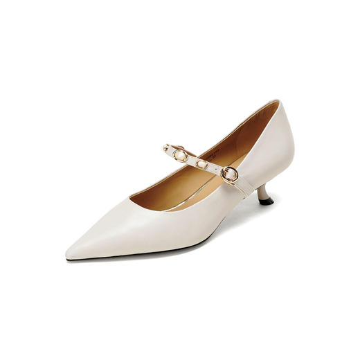 Westory2026年春季尖头猫跟单鞋时装玛丽珍鞋通勤百搭浅口单鞋S26AE50921 商品图11