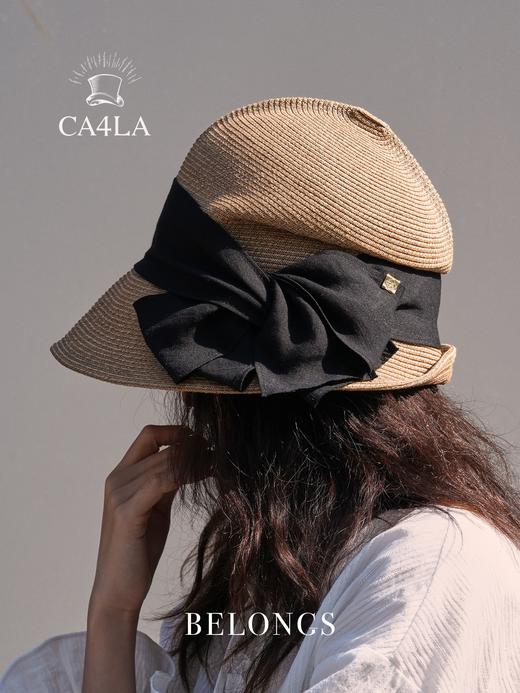 北京仓｜CA4LA-RETRO13-编织 蝴蝶结 可折叠 防晒 遮阳帽［日本设计师］ 商品图1