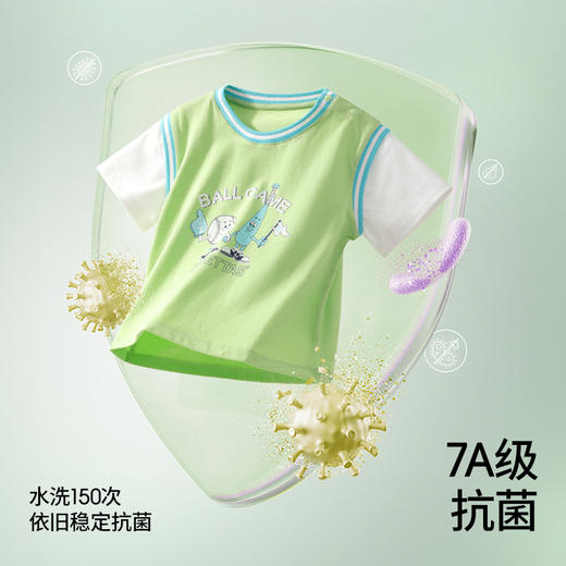 贝肽斯宝宝男女短袖T恤凉感夏季薄款短袖大合集【2605服装专场】 商品图5