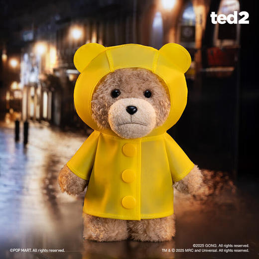 POP MART泡泡玛特 Ted2 泰迪熊可动毛绒挂件盲盒 商品图3