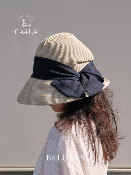 北京仓｜CA4LA-RETRO13-编织 蝴蝶结 可折叠 防晒 遮阳帽［日本设计师］ 商品图2