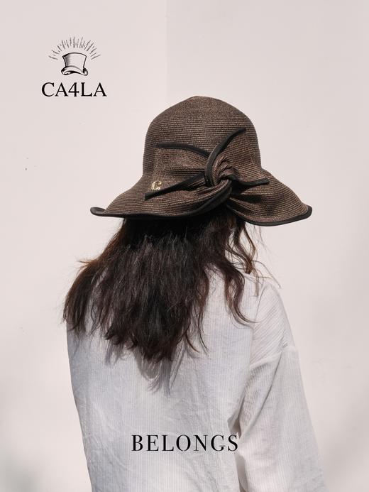 在途4周到｜CA4LA-LOUISE6-编织 防晒 遮阳帽［日本设计师］ 商品图2
