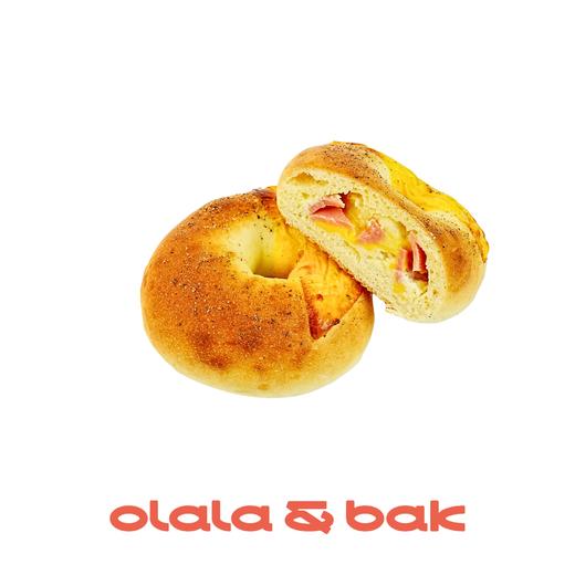 黑胡椒火腿芝士贝果 商品图0