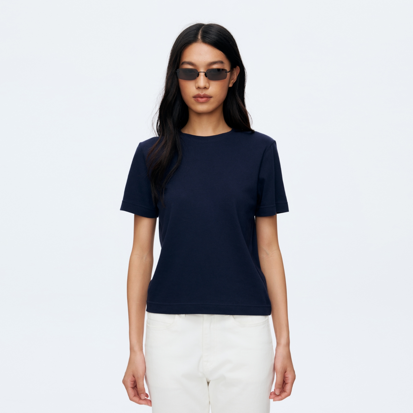 Oneup正肩合身短袖