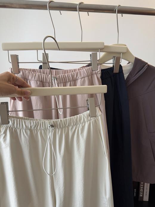 夏季新款 肌理感氧气裤 窄版显瘦阔腿速干机能裤 商品图5