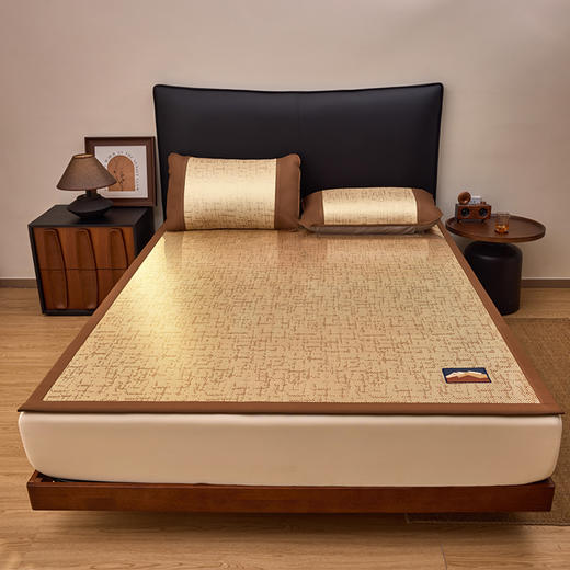 【初夏焕新】自然醒A类锦马系列三明治复合冰藤席（可水洗机洗）QJ 商品图2