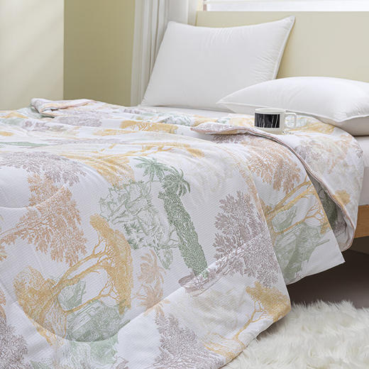 【清凉购特价189】杉杉SS-B1078泡泡纱夏凉被-北欧小镇 单人夏季空调被子被芯 商品图2