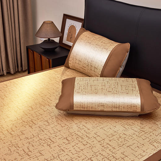 【初夏焕新】自然醒A类锦马系列三明治复合冰藤席（可水洗机洗）QJ 商品图5