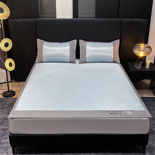 【清凉购特价199】杉杉 600D凉感冰丝席-天蓝 SS-L2003 商品图0