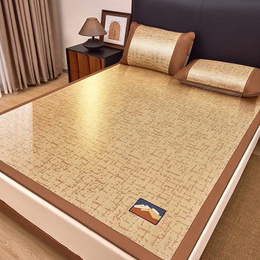 【初夏焕新】自然醒A类锦马系列三明治复合冰藤席（可水洗机洗）QJ 商品图7