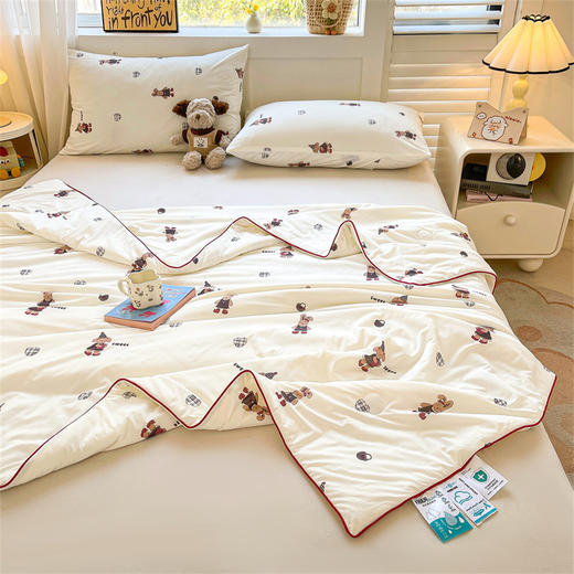 【春夏上新】自然醒冰肌凉感丝A类抗菌夏被YBY 商品图9