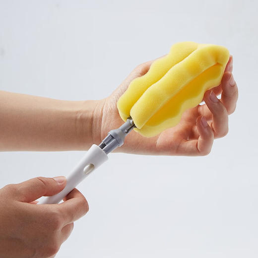 【清凉购特价129任选4个】多样屋长柄海绵杯刷/刷头可替换 商品图1