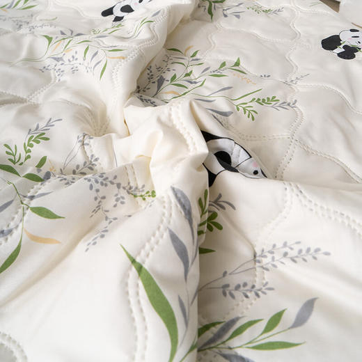 【清凉购特价99】杉杉 爽肤夏凉被-小熊猫 可机洗夏被 SS-B2001 商品图3