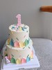 「女孩」马卡龙色系周岁双层 宝宝宴蛋糕 商品缩略图0