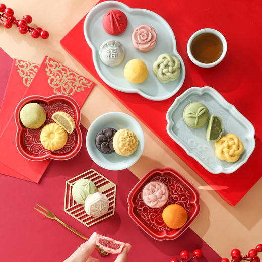 御茶膳房礼盒装中国味道24节气茶点中式糕点北京特产送礼高档定制 商品图3