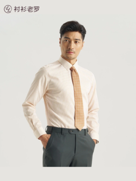 80支双股细条纹衬衫250Y0F637L抗皱免烫 新疆长绒棉[门店专款]