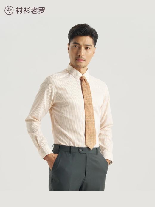 80支双股细条纹衬衫250Y0F637L抗皱免烫 新疆长绒棉[门店专款] 商品图0