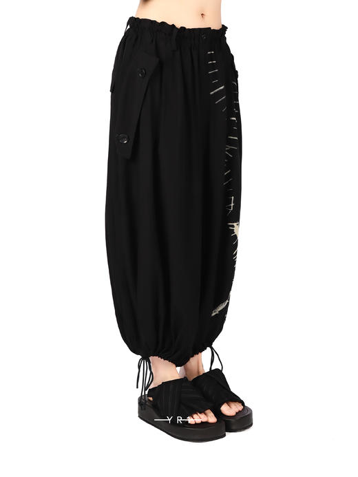 Y's | Y字印花灯笼裤 商品图2