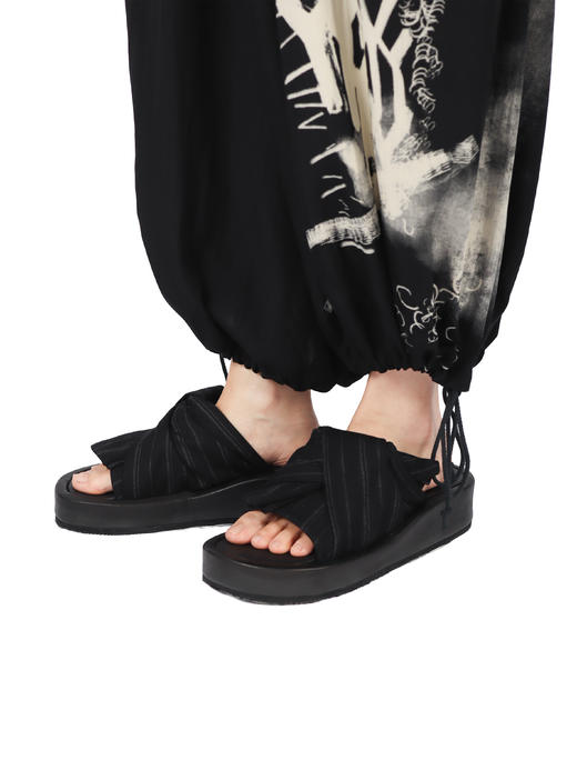 Y's | 条纹纽结凉拖鞋 商品图5