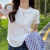 自营【特价T恤】王炸爆款～太喜欢啦！夏季短袖弧形下摆纯欲随意搭短袖T恤0 2330-喜出 商品缩略图2