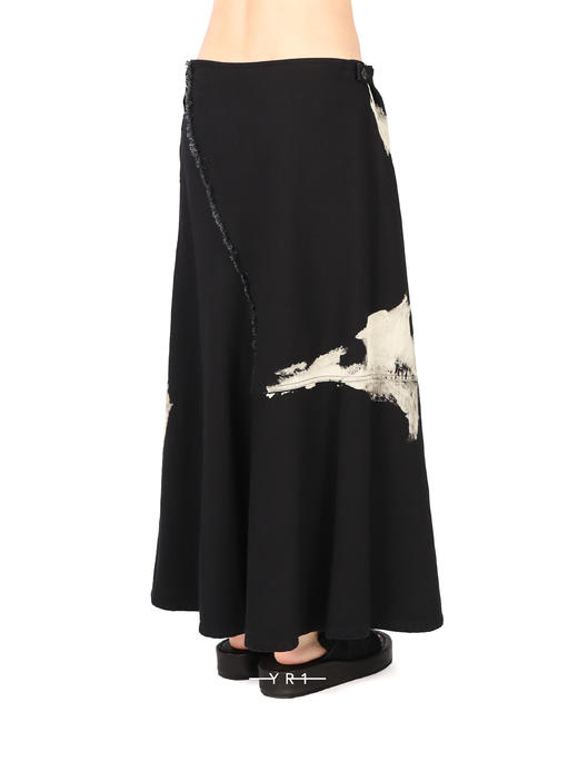 Y's | 漂白不规则牛仔长裙 商品图2