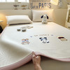 【春夏上新】自然醒A类小清新乙纶全PE卡通豆豆刺绣凉感值超0.21凉感软席（可水洗机洗）QJ 商品缩略图0